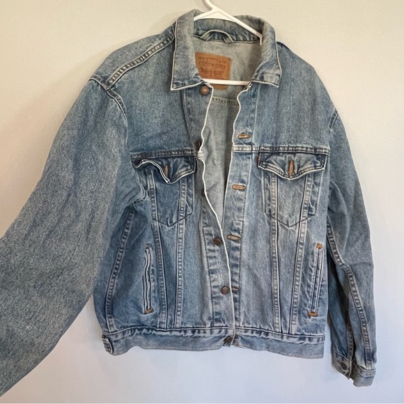 Levi’s Denim Trucker Jacket 80s/90s vintage size medium Men’s - Picture 8 of 13